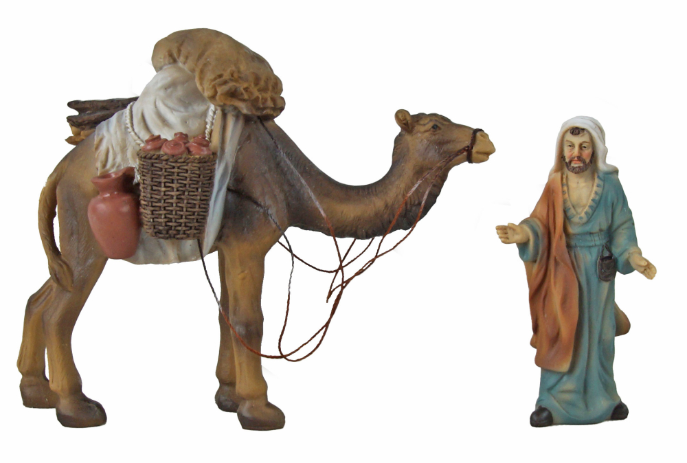 Krippenfigur Orientalischer Händler mit Kamel K929-9